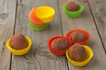 Homemade truffles