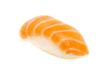 appetizing sushi isolated on the white background