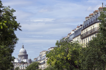 Paris, perspective sur le panthéon
