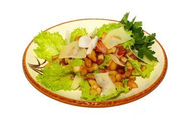 salad with pork and cheese - Japan food