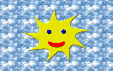 il sole tra le nuvole