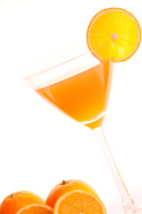 Cóctel de zumo de naranja natural