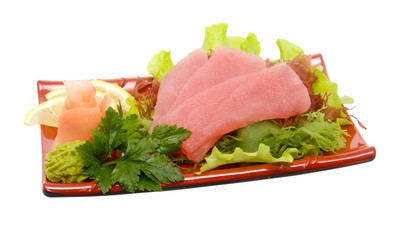 prepared and delicious sushi sashimi