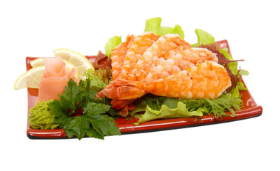 prepared and delicious sushi sashimi