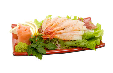 prepared and delicious sushi sashimi