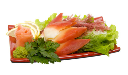 prepared and delicious sushi sashimi