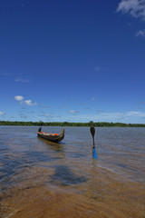 Beau paysage de Guyane, Fleuve Maroni