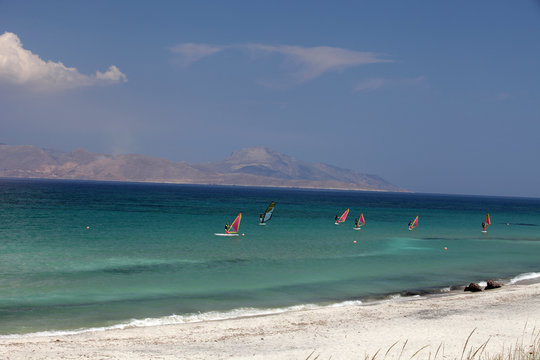 Mastichari beach on Kos Island, Dodecanese.