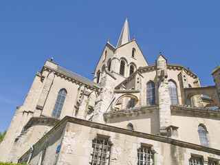 Notre - Dame church, located in Mazamet town, France.