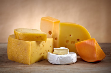 various types of cheese