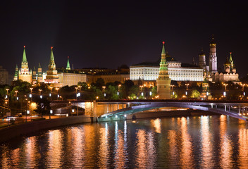 Obraz premium Night Moscow