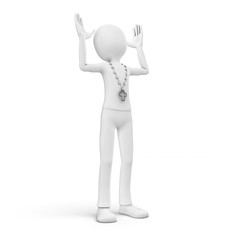 3d man religious person