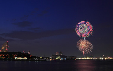 みなとみらいの花火