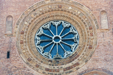 Fototapeta na wymiar Pavia (Włochy), Santa Maria del Carmine