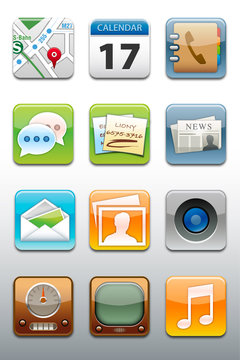 SmartPhone, apps, icons, mobile, Tab, phone, Telefon