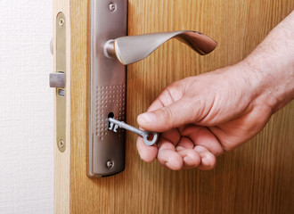Man at the door.