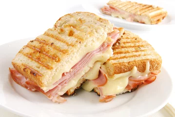 Peel and stick wall murals Snack Grilled ham and cheese sandwich
