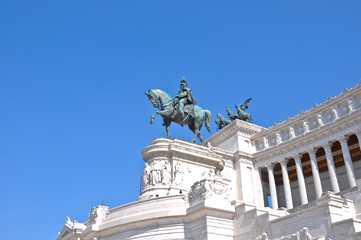Naklejka premium Monument to Vittorio Emanuele