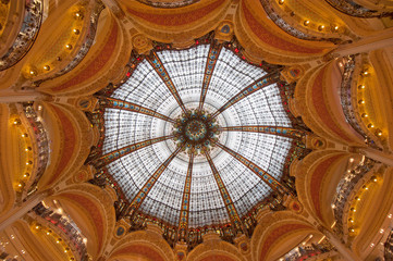 Dome of Galeries Lafayette, Paris, France