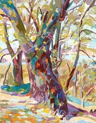 Ölgemälde-Vektor-Illustration © Kara-Kotsya
