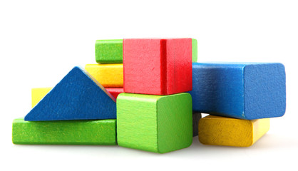 Wooden building blocks