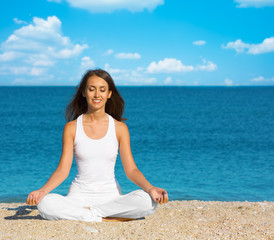 Fototapeta na wymiar yoga meditation