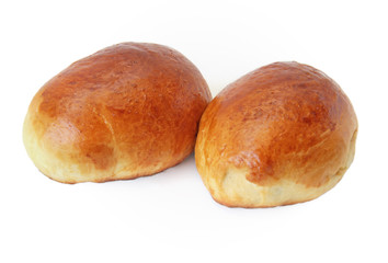 Pies on a white background