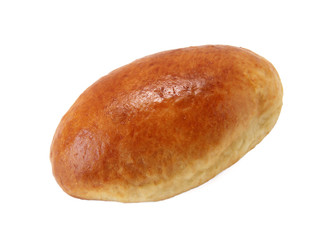 Pasty on a white background