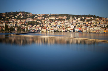 Fototapeta na wymiar Traditional city of Argostoli in Greece