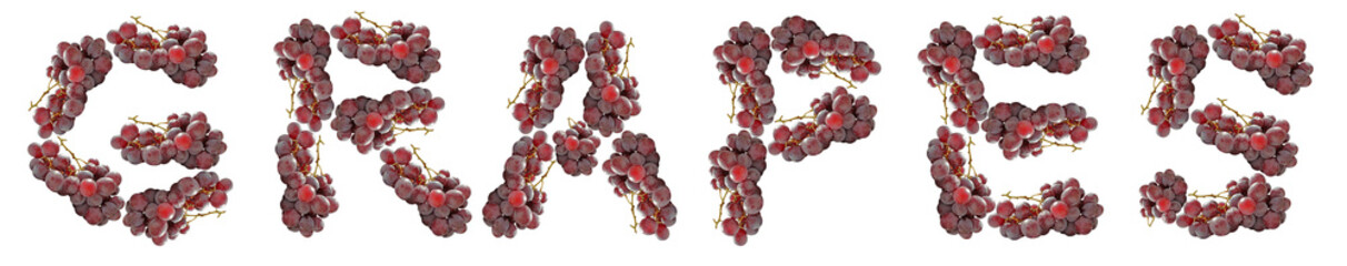 grapes, alphabet