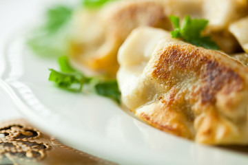 Pierogi. Polish christmas cuisine