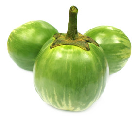 Fresh eggplants