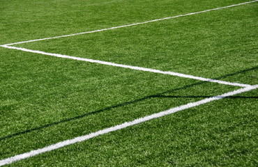 Fototapeta premium Terrain de foot synthétique