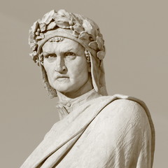 of Dante Alighieri, famous italian poet