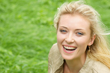 Fototapeta premium girl at nature
