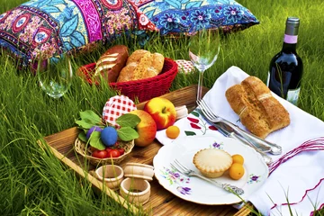 Fotobehang picknick © Pixelot