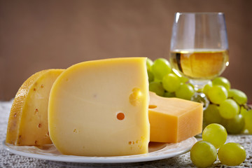 cheese and wine