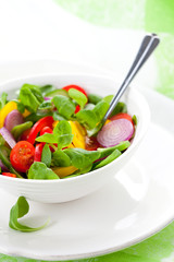 fresh salad with vegetables