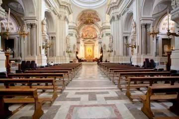 Selbstklebende Fototapeten Palermo Innenraum der Kathedrale von Palermo, Sizilien  © vvoe