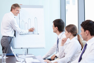 Fototapeta premium Successful presentation