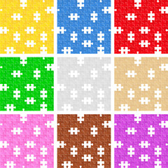 Seamless puzzle backgrounds