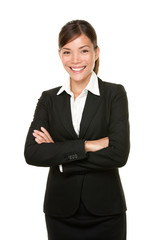 Smiling businesswoman portrait