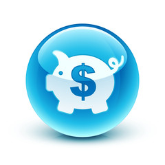 icône tirelire / piggy bank icon