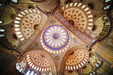 Blue Mosque Ceiling