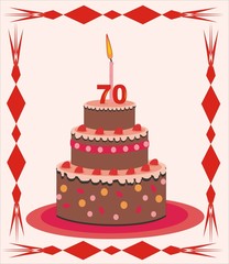 cake 70 years
