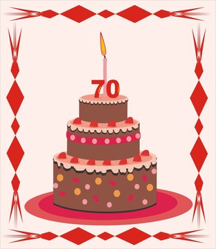 Cake 70 Years