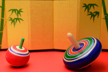 和ごま　金屏風