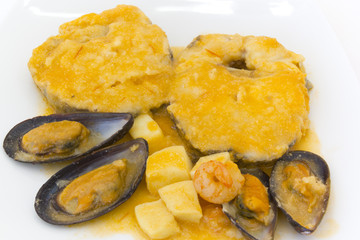 Merluza en salsa