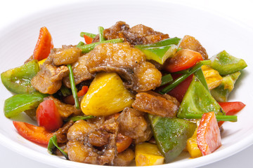 Snapper fried with chili paste