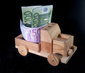 Ein Wagen voller Geld